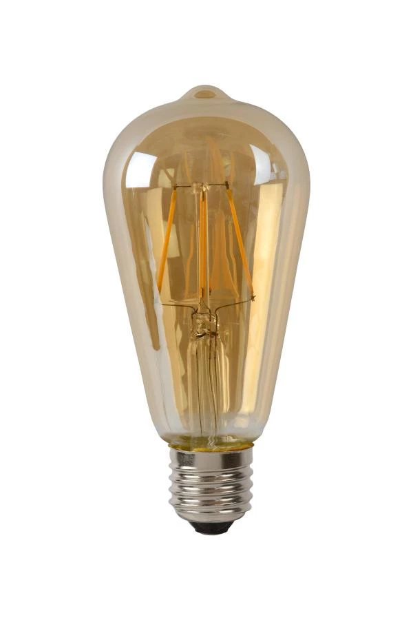 Lucide ST64 - Filament bulb - Ø 6,4 cm - LED Dim. - E27 - 1x5W 2700K - Amber - turned off